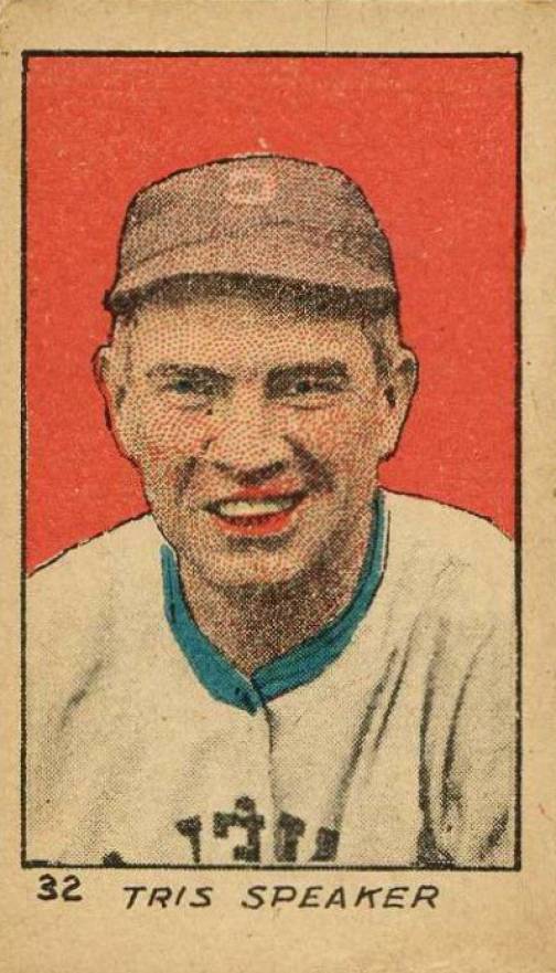 1920 Strip Card Tris Speaker #32 Baseball Card