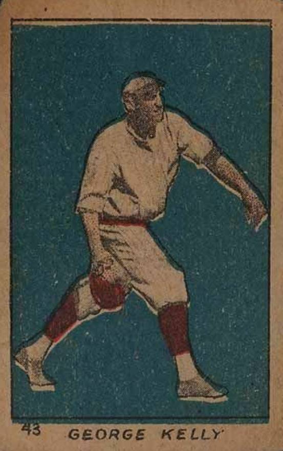1920 Strip Card George Kelly #43 Baseball Card