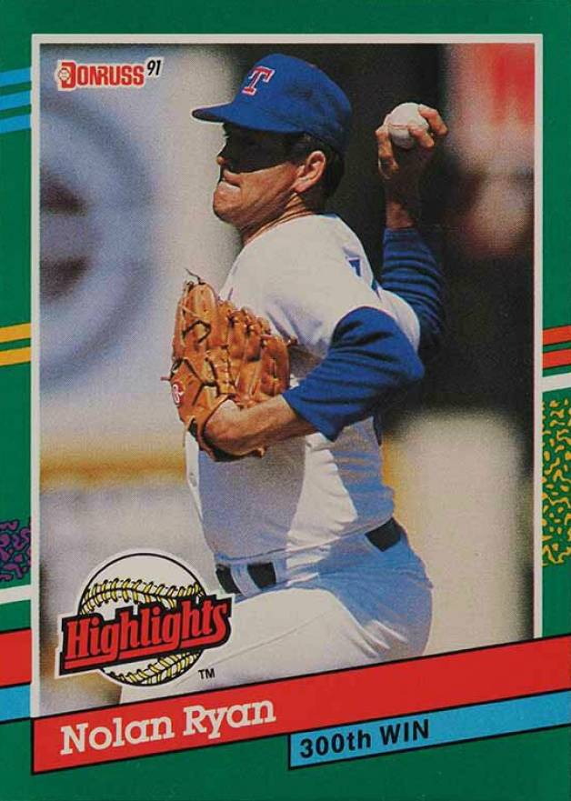 1991 Donruss Highlights Nolan Ryan #BC-15 Baseball Card