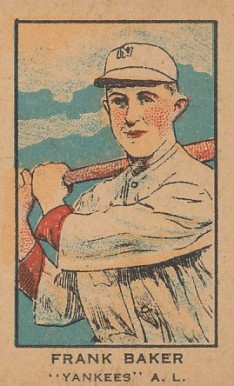 1921 Strip Card Frank Baker # Baseball Card