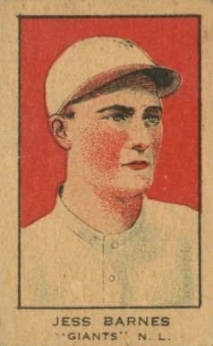 1921 Strip Card Jesse Barnes # Baseball Card