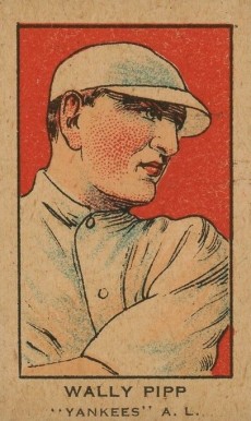 1921 Strip Card Wally Pipp # Baseball Card