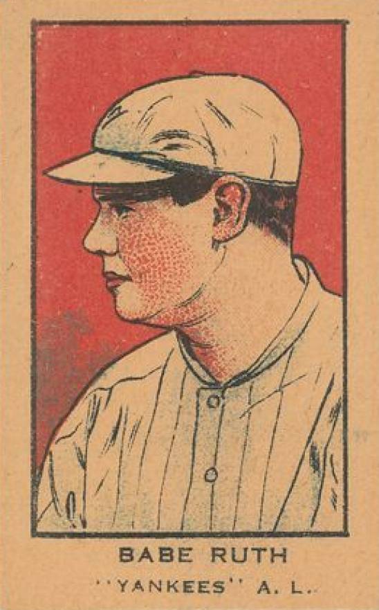1921 Strip Card Babe Ruth #7 Baseball Card