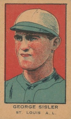 1921 Strip Card George Sisler #8 Baseball Card