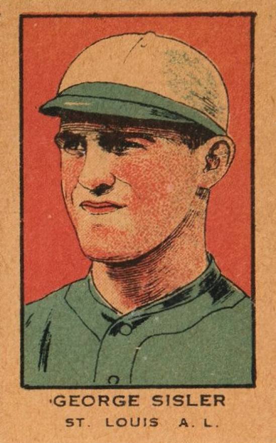 1921 Strip Card George Sisler # Baseball Card
