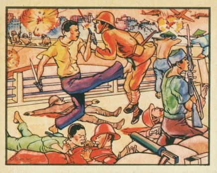 1938 Horrors of War Chinese Fight Japs Inside Their Own Lines #25 Non-Sports Card