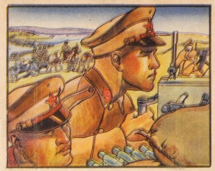 1938 Horrors of War Russian Troops Invade Jap-Claimed Territory #241 Non-Sports Card