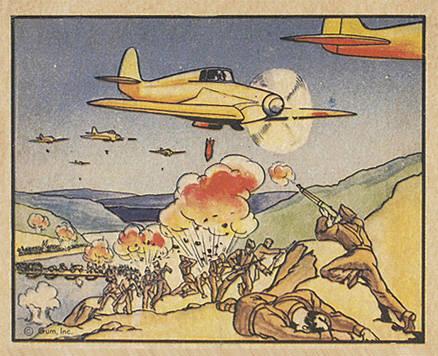 1938 Horrors of War Rebels Drop Curtain Of Fire In Ebro #262 Non-Sports Card