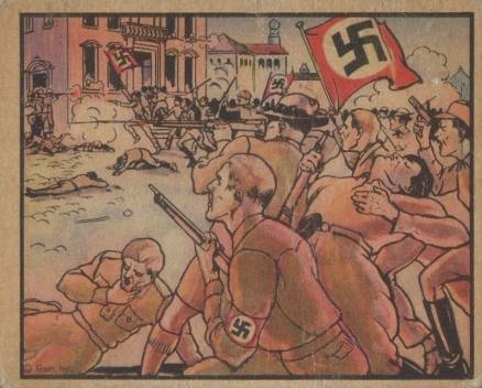 1938 Horrors of War Sudetens And Czechs Engage In Civil War #285 Non-Sports Card