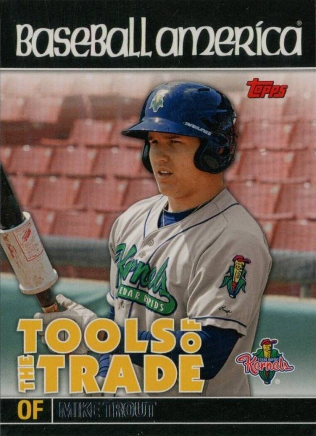 2010 Topps Pro Debut Baseball America Tools of the Trade Mike Trout #TT27 Baseball Card