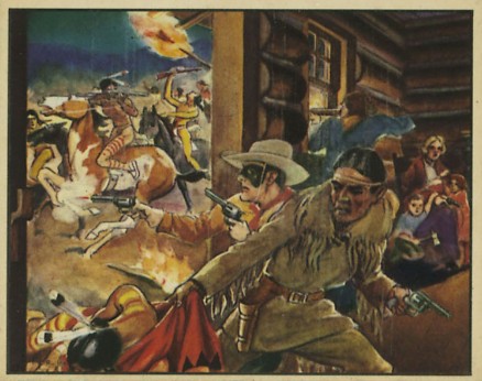 1940 Gum Inc. Lone Ranger Tonto In War Paint #30 Non-Sports Card