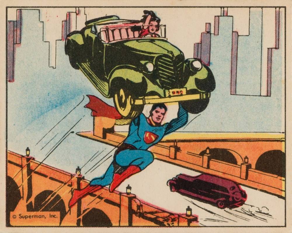 1940 Superman The Girl Reporter's Danger #5 Non-Sports Card
