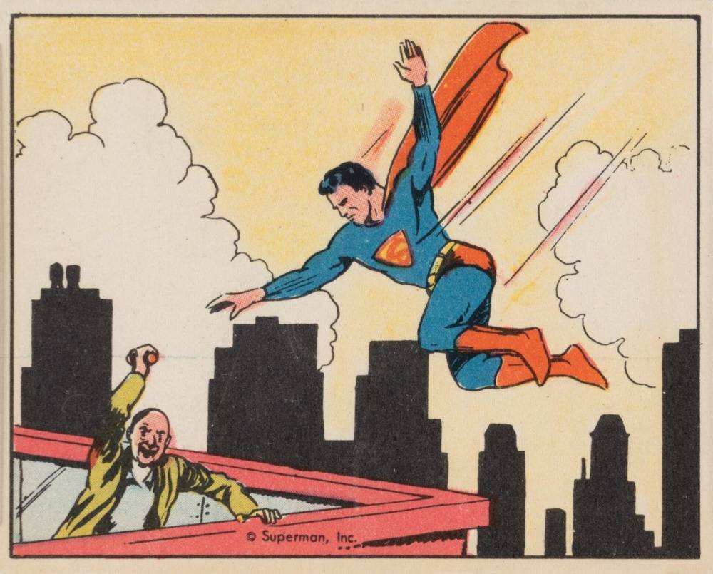 1940 Superman Maniac At Large #14 Non-Sports Card