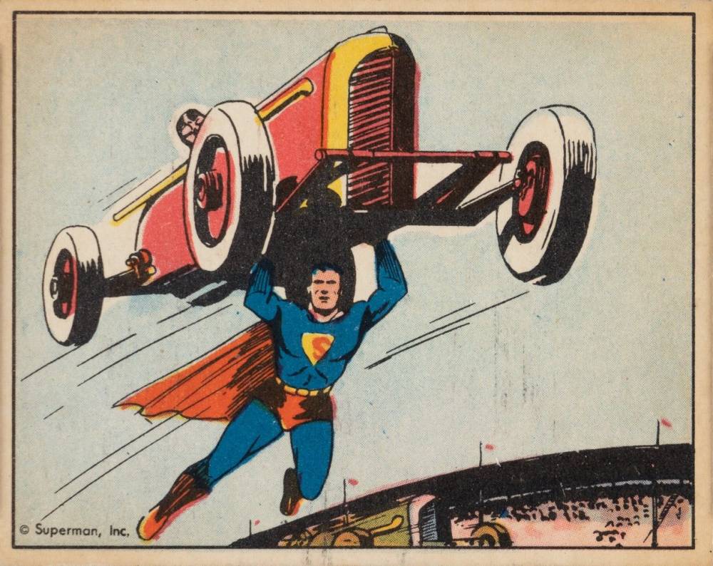 1940 Superman Death On The Speedway #17 Non-Sports Card