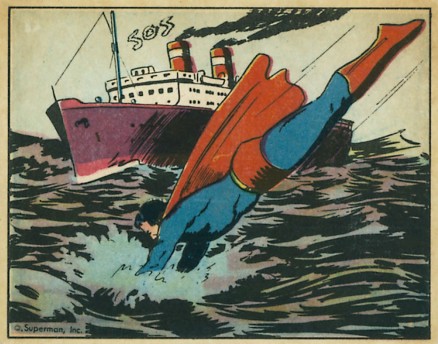 1940 Superman Peril At Sea #20 Non-Sports Card