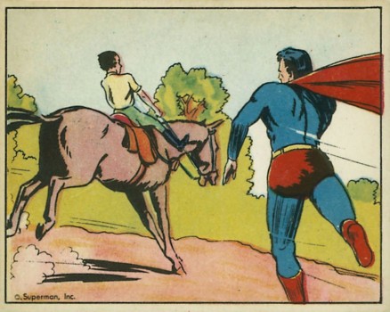 1940 Superman The Runaway Horse #21 Non-Sports Card