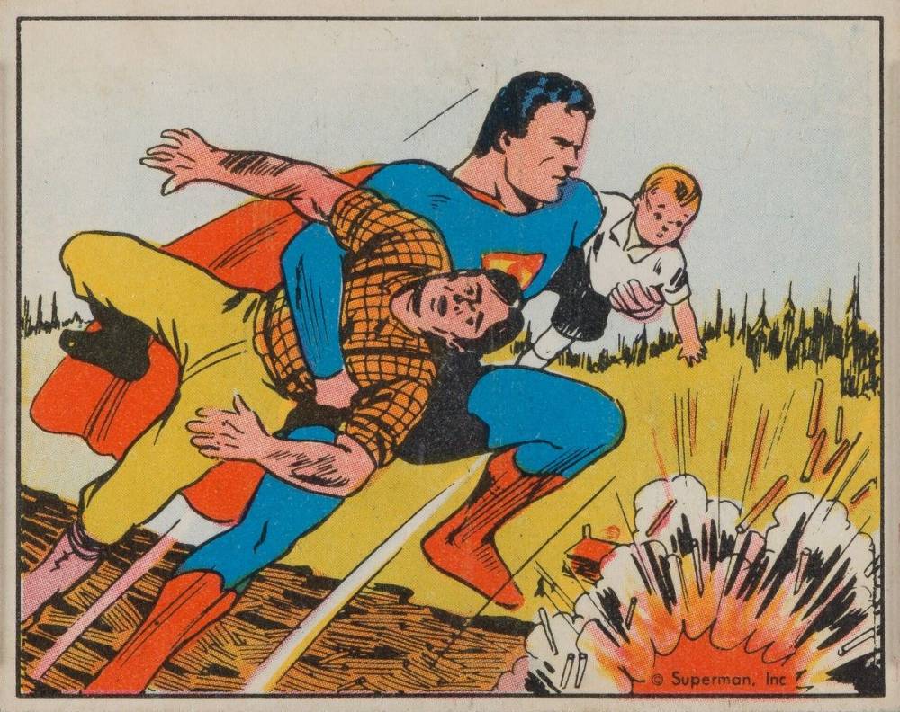 1940 Superman Log Jam Peril #26 Non-Sports Card