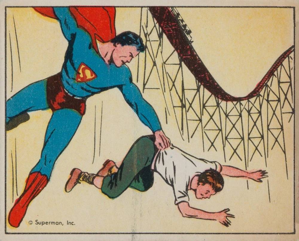1940 Superman Roller Coaster Rescue #41 Non-Sports Card