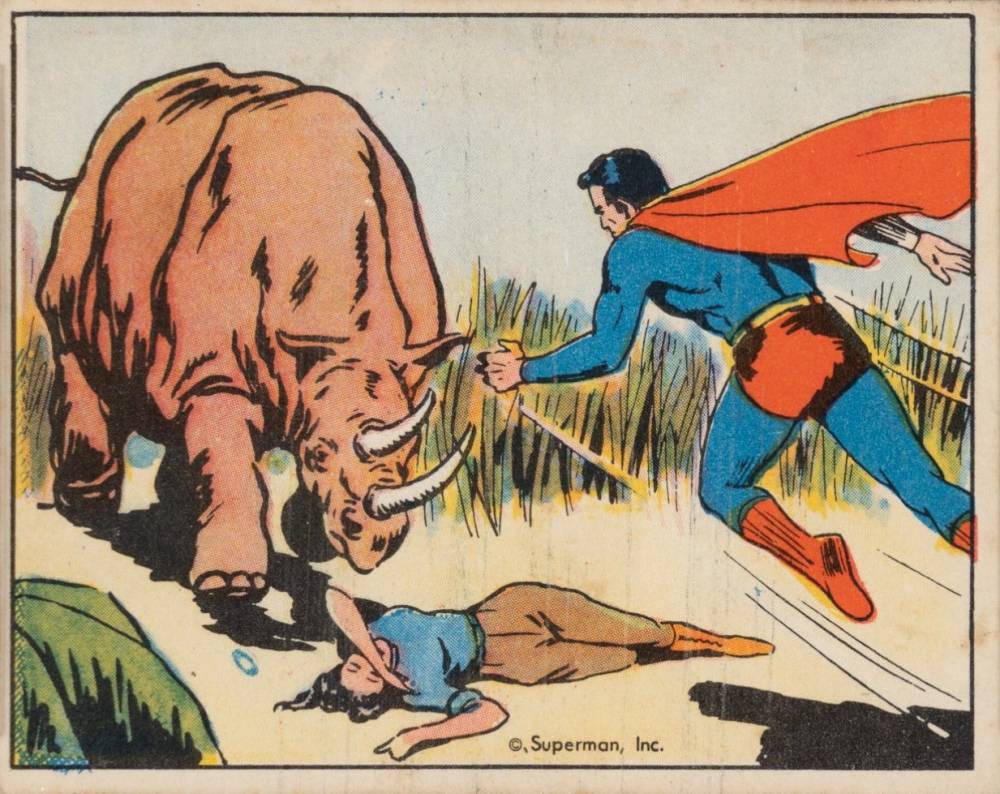 1940 Superman Danger In The Jungle #42 Non-Sports Card