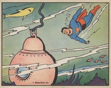 1940 Superman At The Bottom Of The Sea #50 Non-Sports Card
