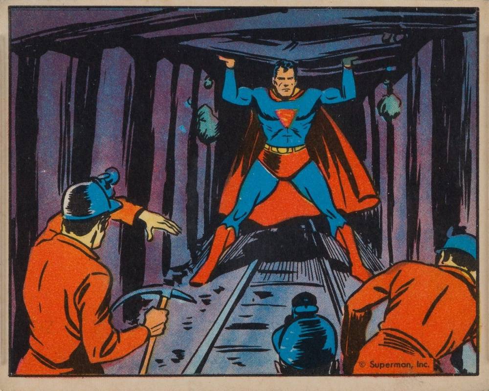 1940 Superman Menace In The Mine #60 Non-Sports Card