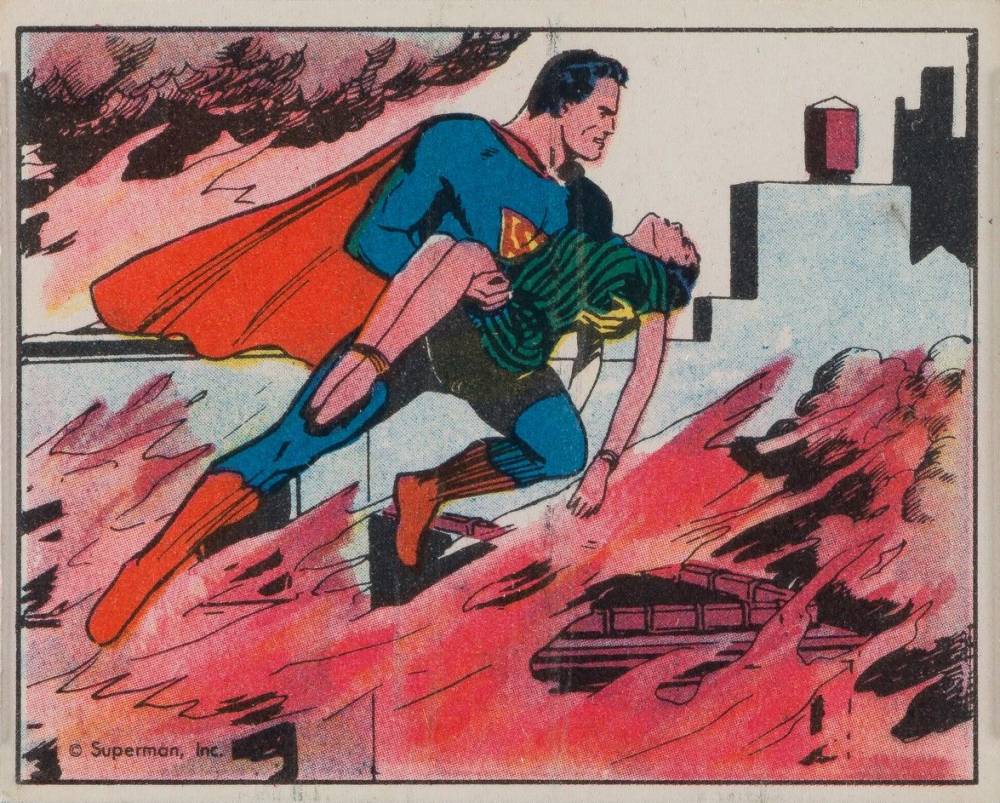 1940 Superman The Flames Of Doom #28 Non-Sports Card