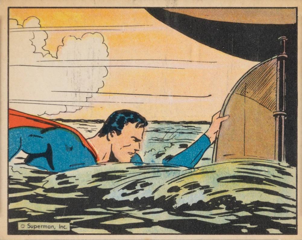 1940 Superman Distress At Sea #37 Non-Sports Card