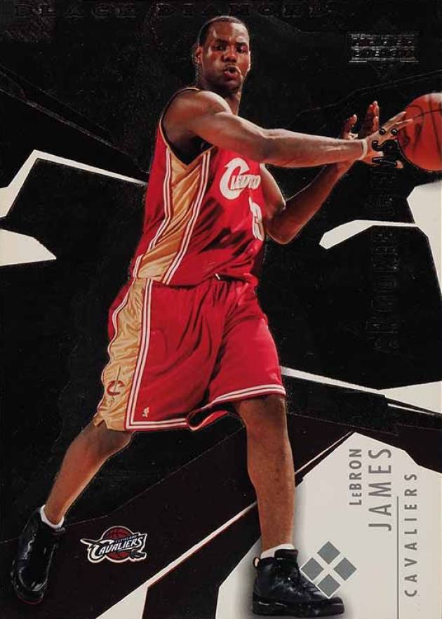 2003 Upper Deck Black Diamond LeBron James # Basketball Card