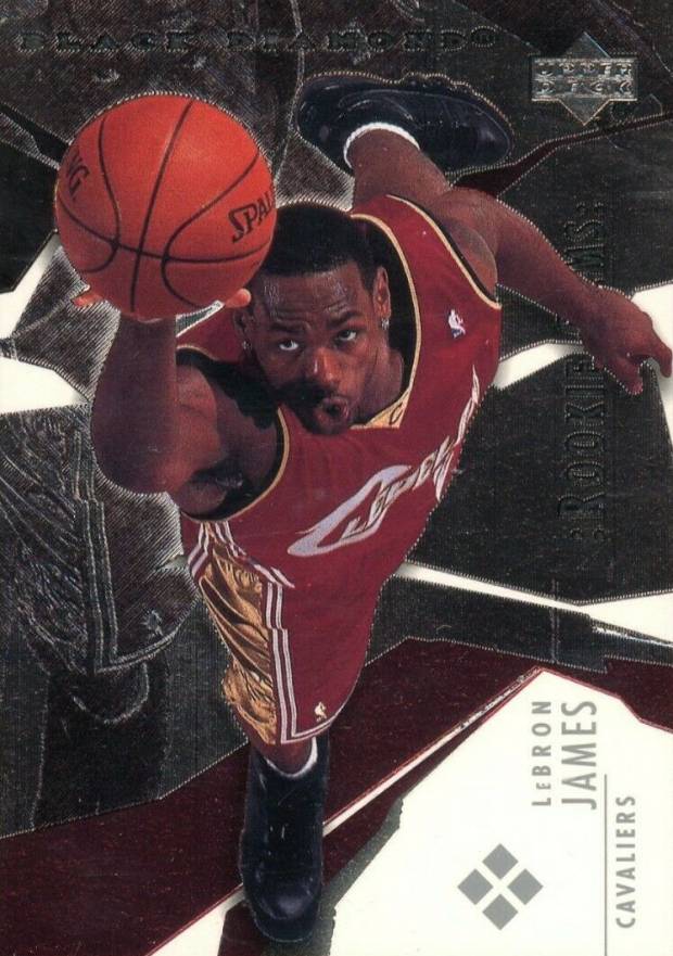 2003 Upper Deck Black Diamond LeBron James #184 Basketball Card