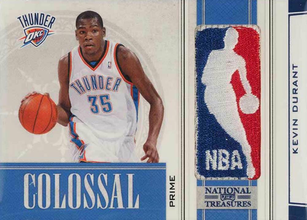 2009  Playoff National Treasures Colossal  Kevin Durant #3 Basketball Card