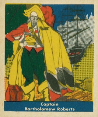 1948 Leaf Pirate Cards Bartholomew Roberts #31 Non-Sports Card