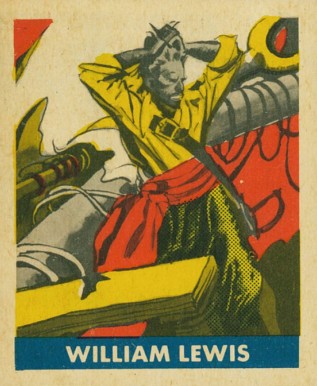 1948 Leaf Pirate Cards William Lewis #50 Non-Sports Card