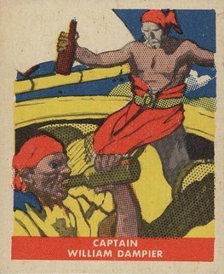 1948 Leaf Pirate Cards William Dampier #133 Non-Sports Card