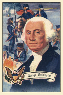 1952 Bowman U.S. Presidents George Washington #3 Non-Sports Card