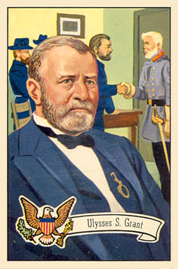 1952 Bowman U.S. Presidents Ulysses S. Grant #21 Non-Sports Card