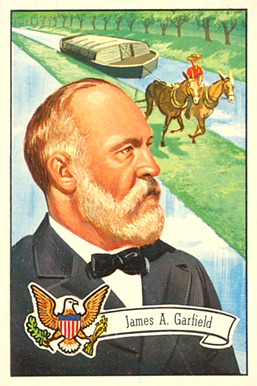1952 Bowman U.S. Presidents James A. Garfield #23 Non-Sports Card
