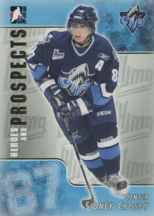 2004 In the Game Heroes & Prospects Sidney Crosby #222 Hockey Card