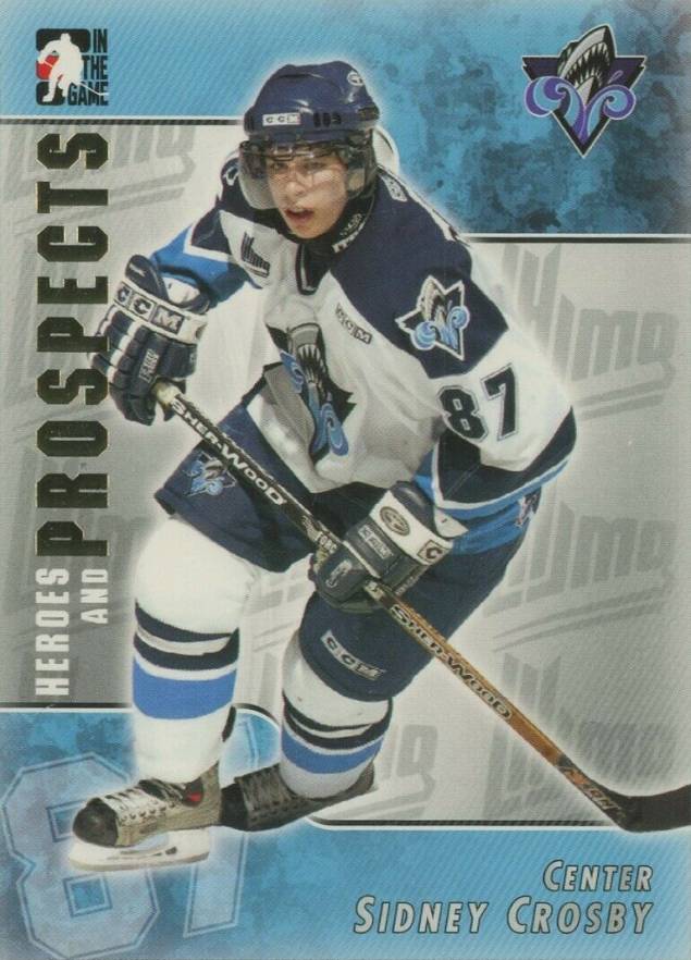 2004 In the Game Heroes & Prospects Sidney Crosby #104 Hockey Card