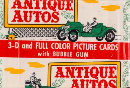 1953 Antique Autos Wax Pack #WP Non-Sports Card