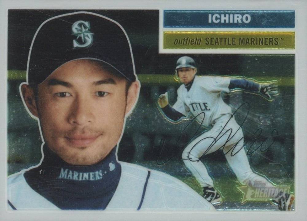 2005 Topps Heritage Chrome Ichiro Suzuki #49 Baseball Card