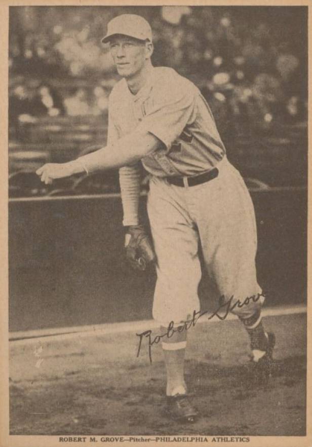 1930 Strip Card Robert M. Grove # Baseball Card
