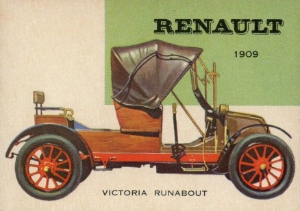 1954 World On Wheels Renault #32 Non-Sports Card