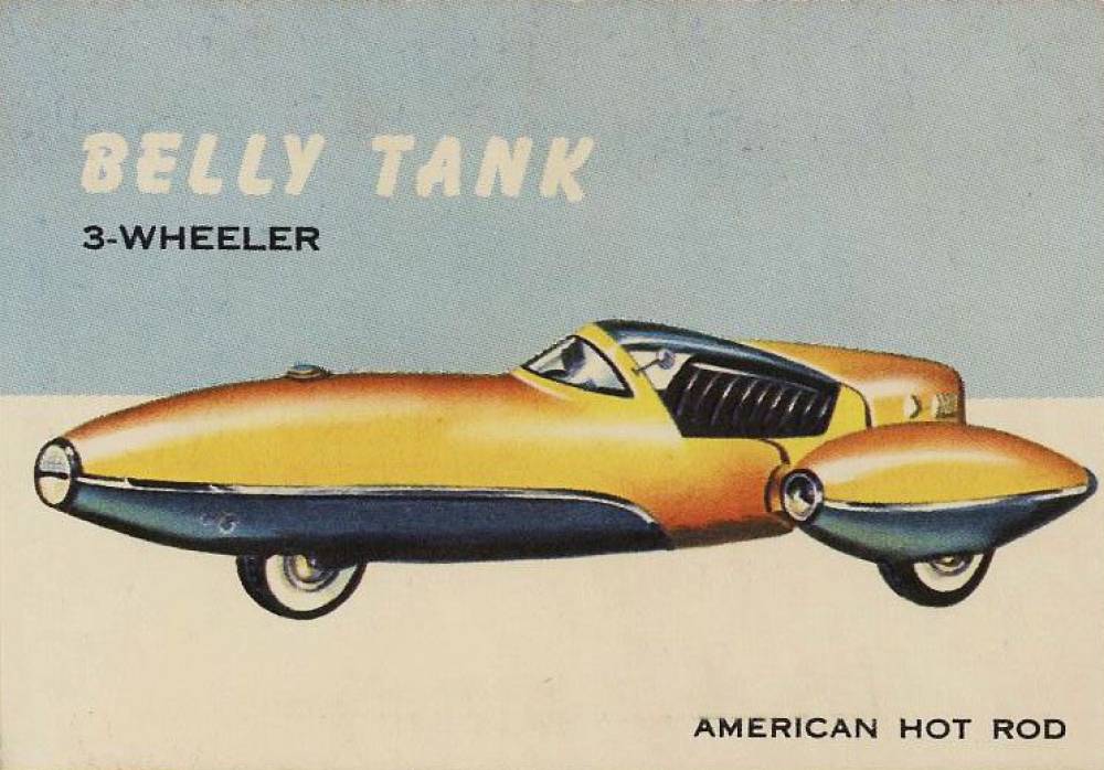1954 World On Wheels Belly Tank #46 Non-Sports Card