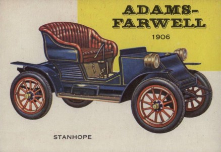 1954 World On Wheels Adams-Farwell 1908 Stanhope #105 Non-Sports Card