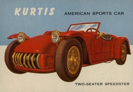 1954 World On Wheels Kurtis Two-Seater Speedster #118 Non-Sports Card