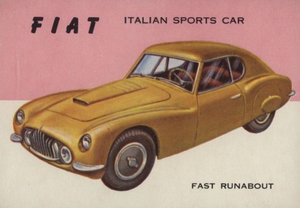 1954 World On Wheels Fiat #122 Non-Sports Card