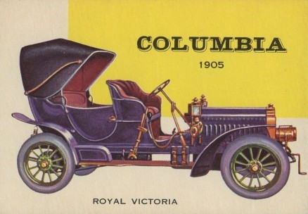 1954 World On Wheels 1905 Columbia Royal Victoria #155 Non-Sports Card