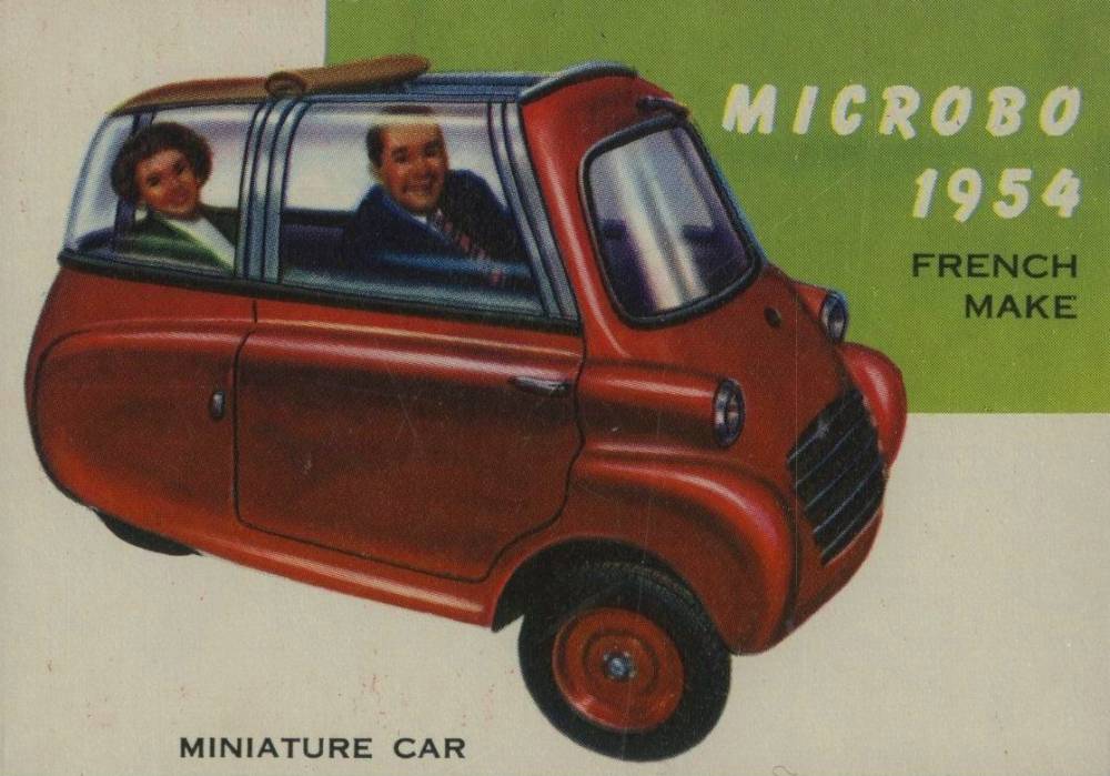 1954 World On Wheels Microbo 1954 French Make Miniature Car #167 Non-Sports Card
