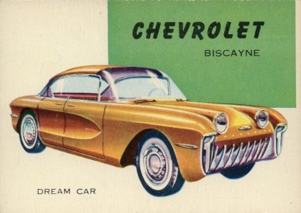 1954 World On Wheels Chevrolet #172 Non-Sports Card
