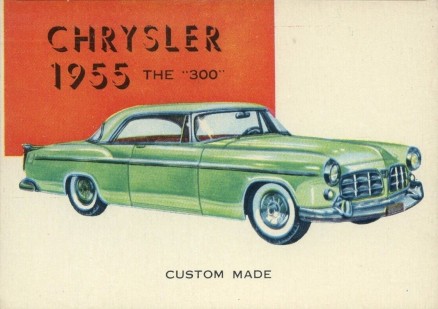 1954 World On Wheels Chrysler 1955 #176 Non-Sports Card